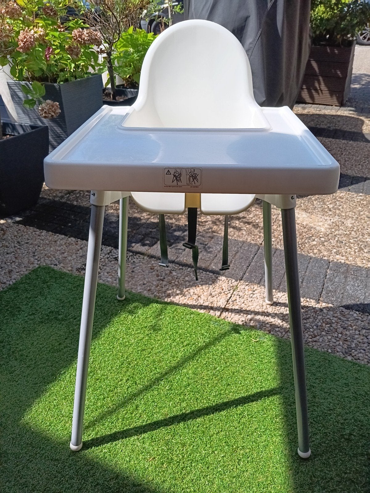 IKEA Antilop kinderstoel met eetblad en gordel, Ophalen of Verzenden
