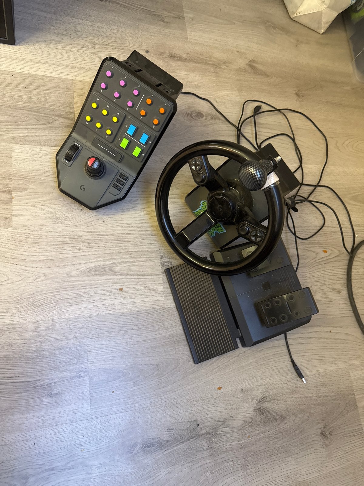 Logitech G Saitek Farm Simulator Heavy Equipment Bundle, Racestuur, Gebruikt, Ophalen of Verzenden, PC