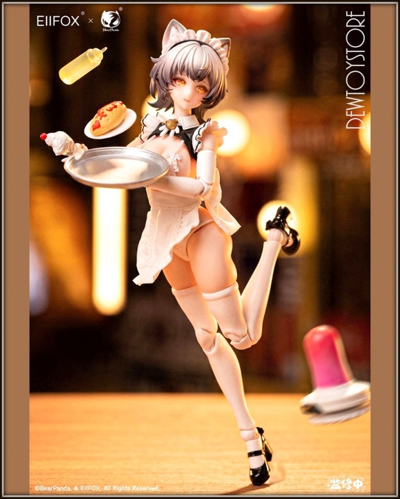 [Pre-order] BearPanda X Eiifox - Little Pudding Cat Maid, Verzamelen, Verzenden, Nieuw