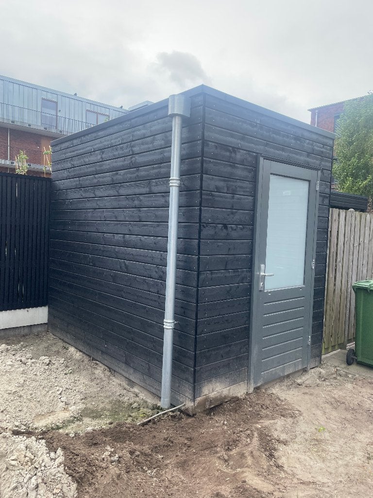 Luxe houten berging 3 x 2 meter – Zo goed als nieuw, Ophalen, Zo goed als nieuw, Hout, Overige typen