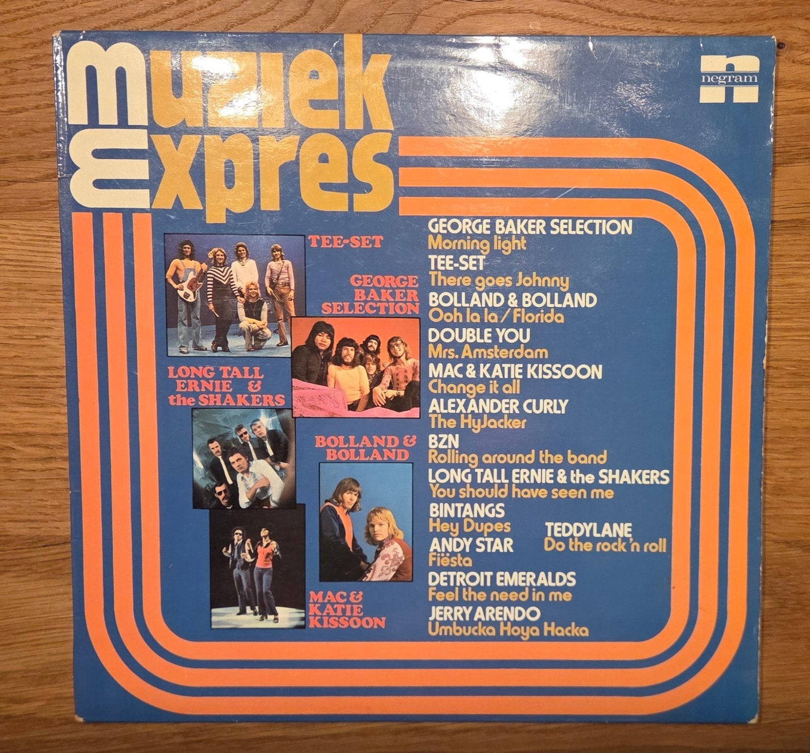 Various - Muziek Expres "14 Originele Hits!", LP, Ophalen of Verzenden, Zo goed als nieuw, Pop