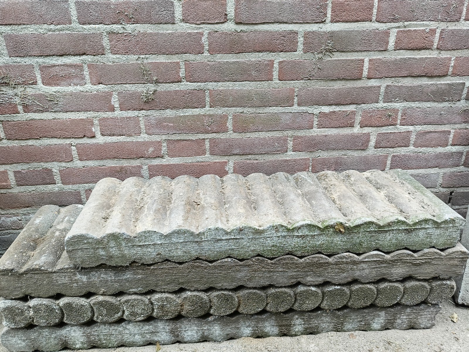 Betonbanden., Gebruikt, Ophalen of Verzenden, Minder dan 25 cm, Border