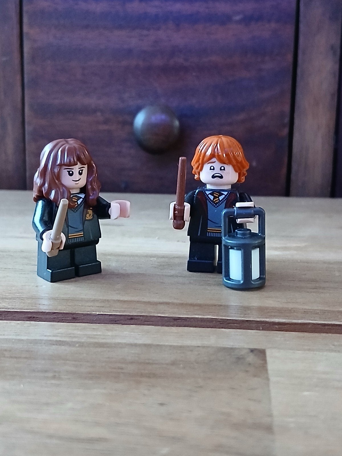 lego Harry Potter minifigure Hermione Granger en Ron Weasley, Verzenden, Nieuw, Minifiguur, Lego