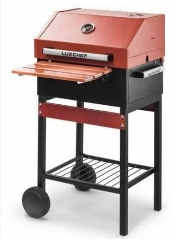 Premium rood barbecue NIEUW Lak beschadigd Op voorraad:1stuk, Ophalen, Nieuw, Luxchef, Met accessoires