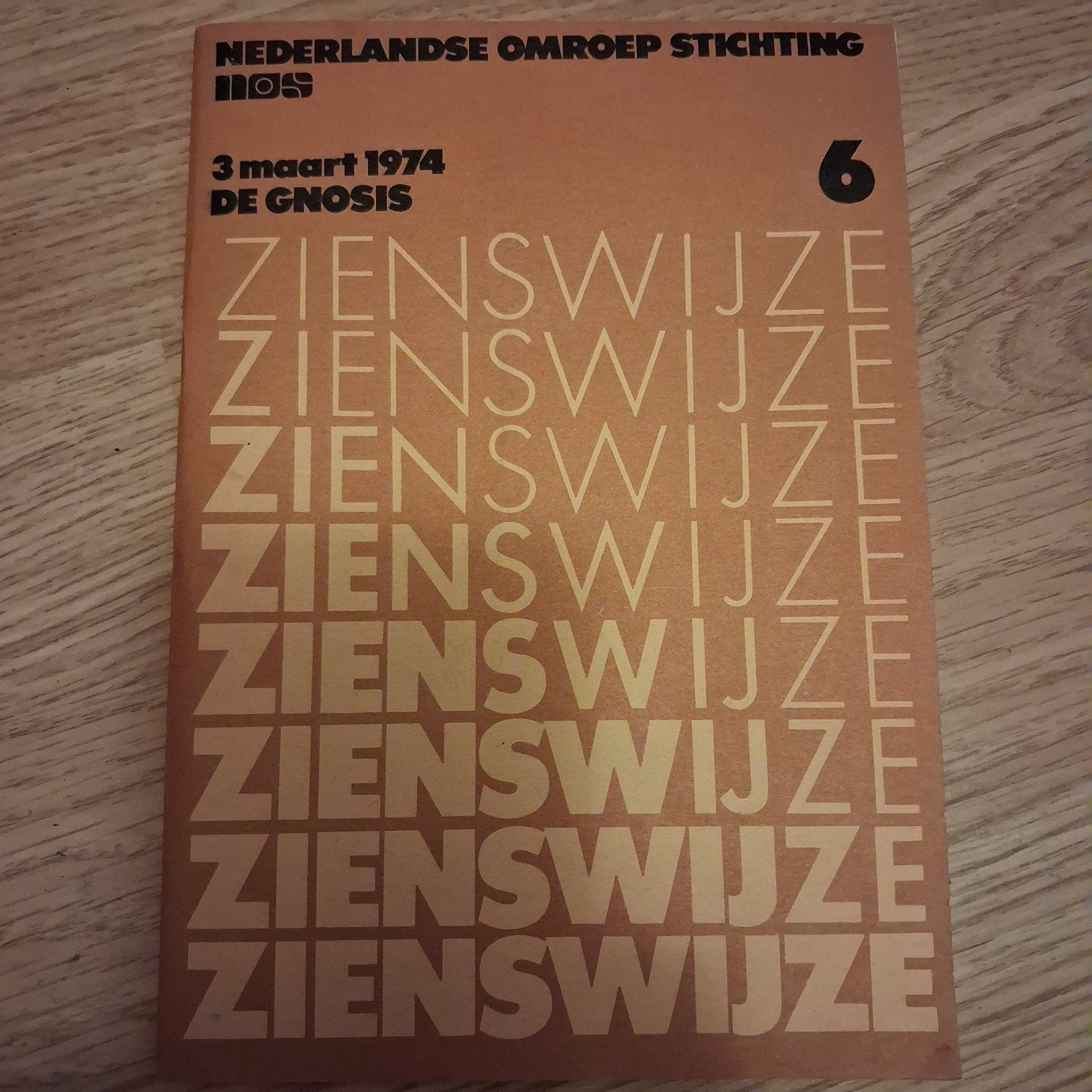 Zienswijze 6 NOS 3 mrt 1974, Ophalen of Verzenden, Beta
