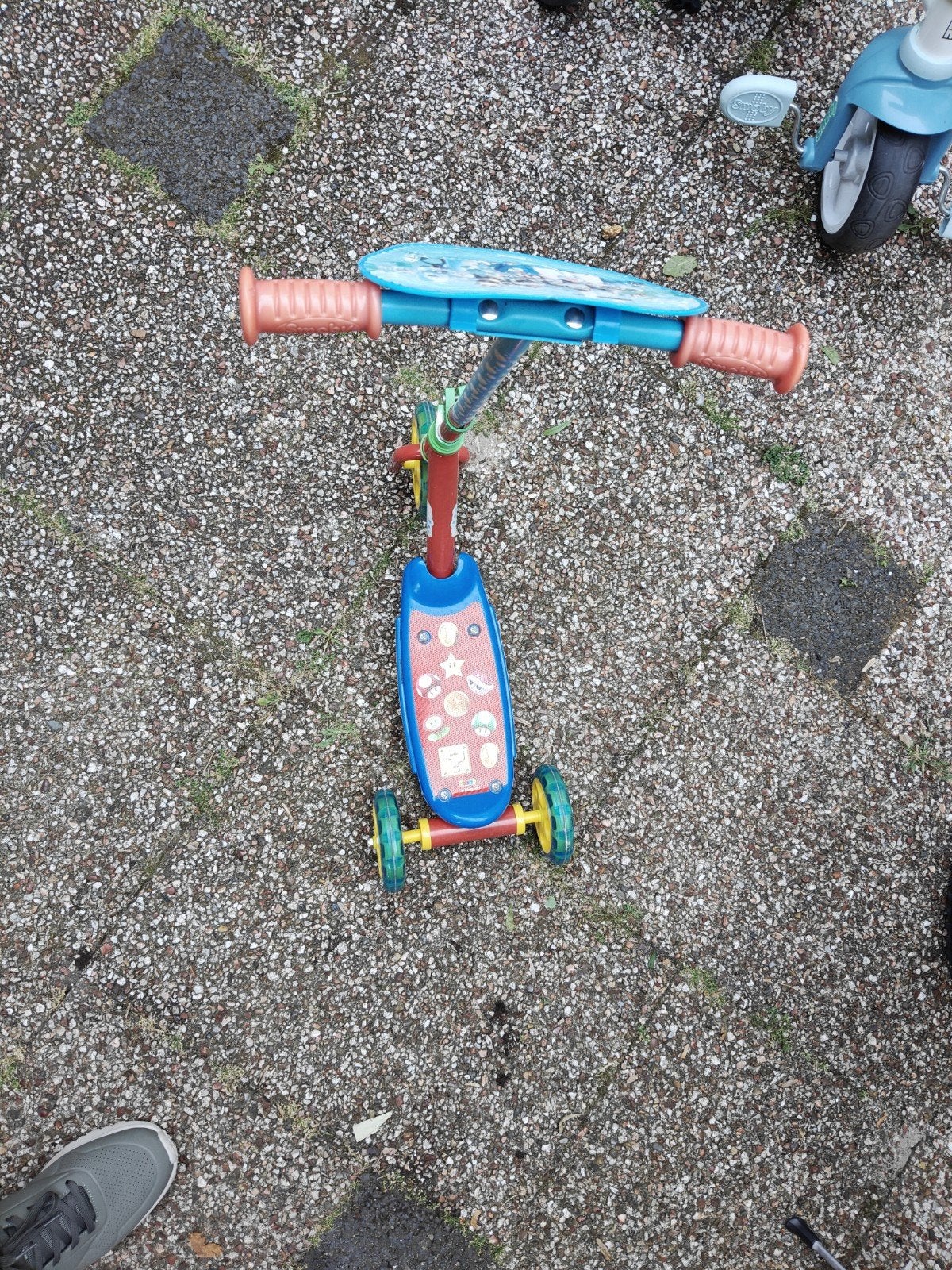Leuke kinderstep met Mario-thema, Ophalen, Gebruikt, Gewone step