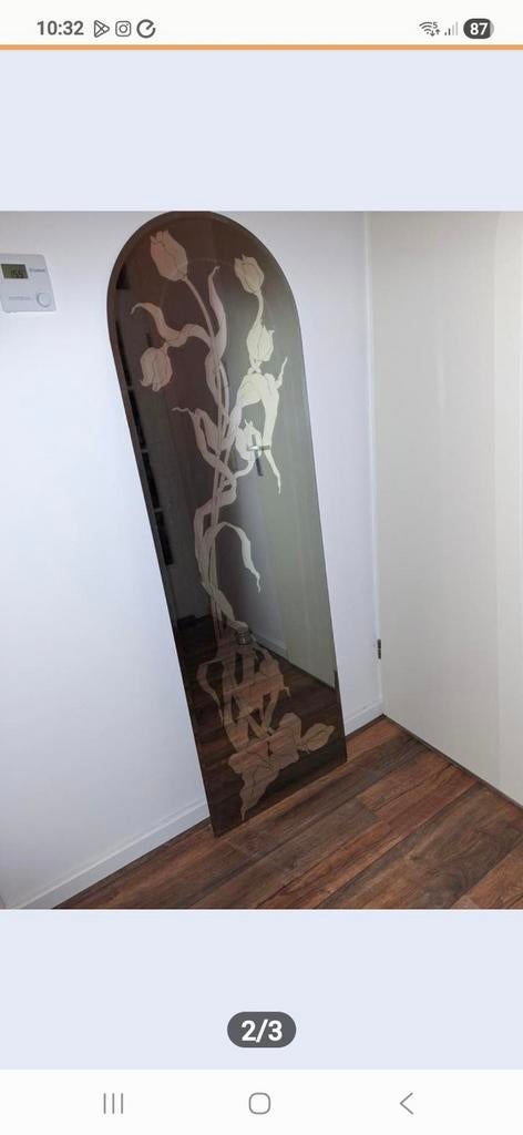 Decor Spiegel, Huis en Inrichting, Woonaccessoires | Spiegels, Ophalen, Zo goed als nieuw, Minder dan 100 cm, Rechthoekig