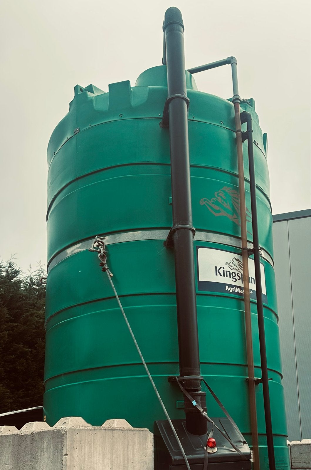 Kingspan AgriMaster buffertank 27.000 liter, Ophalen