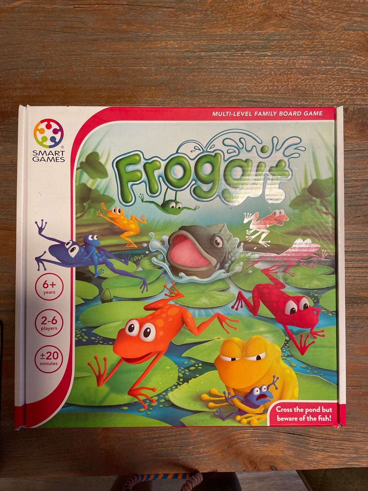 Smart Games Froggit - Multi-level familie bordspel, Drie of vier spelers, Ophalen of Verzenden, Zo goed als nieuw