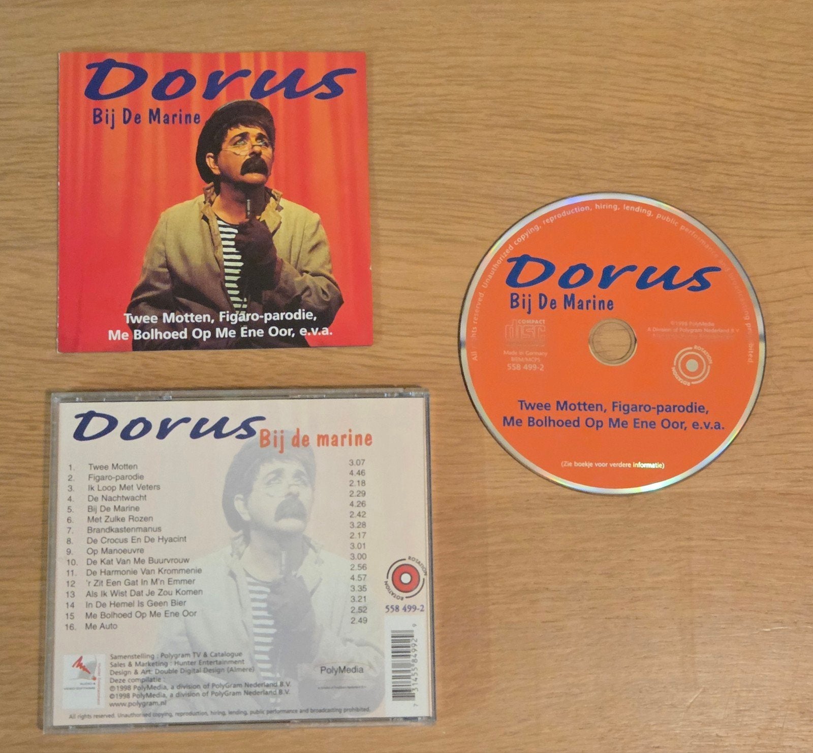Nederlan3dstalige cd's, Ophalen of Verzenden, Gebruikt, Levenslied of Smartlap