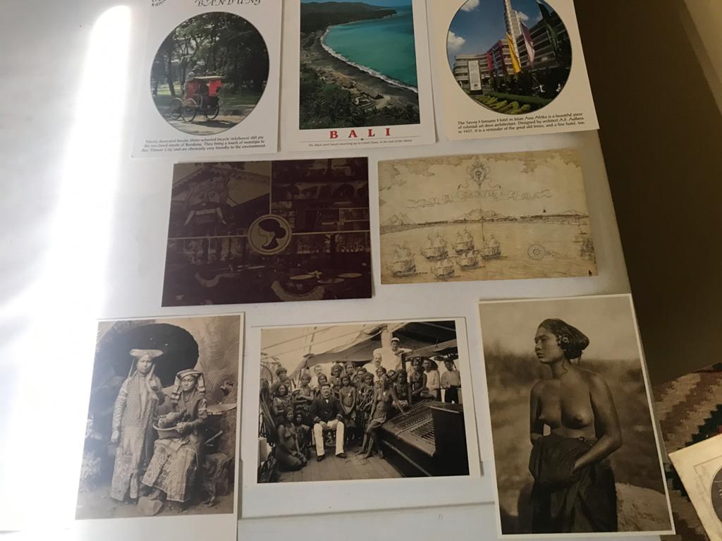 8 Ansichtkaarten Indonesie., Verzamelen, Ansichtkaarten | Themakaarten, Ongelopen, 1940 tot 1960, Cultuur en Media, Ophalen of Verzenden