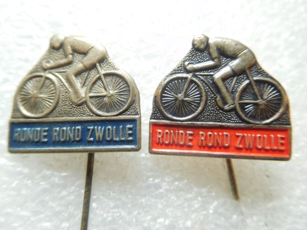 speldje Ronde rond Zwolle rood en blauw, Ophalen of Verzenden, Zo goed als nieuw, Overige onderwerpen
