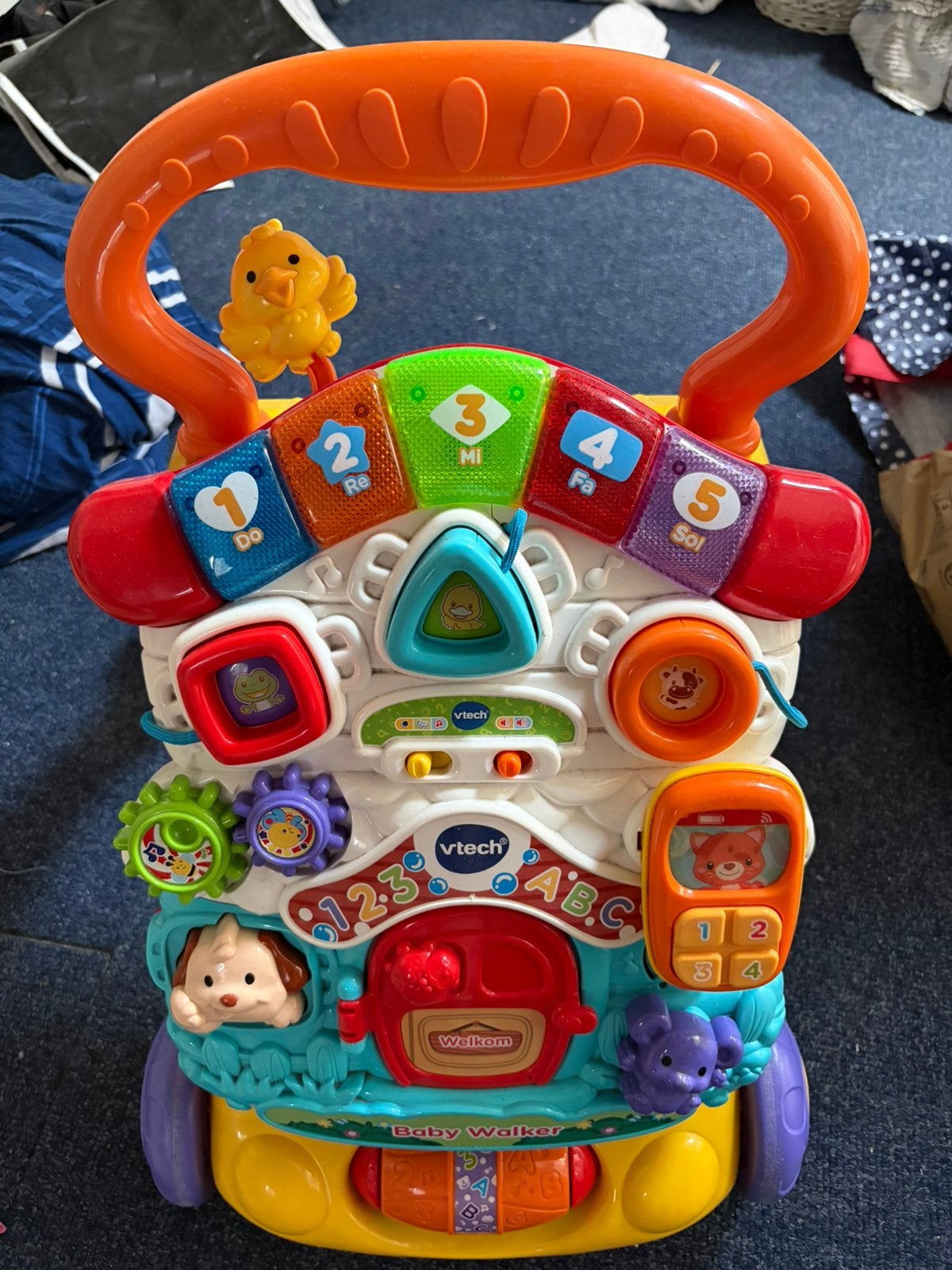 Babywalker / Loopkar Vtech. Zgan! Compleet, Ophalen of Verzenden, Zo goed als nieuw, 6 maanden tot 2 jaar