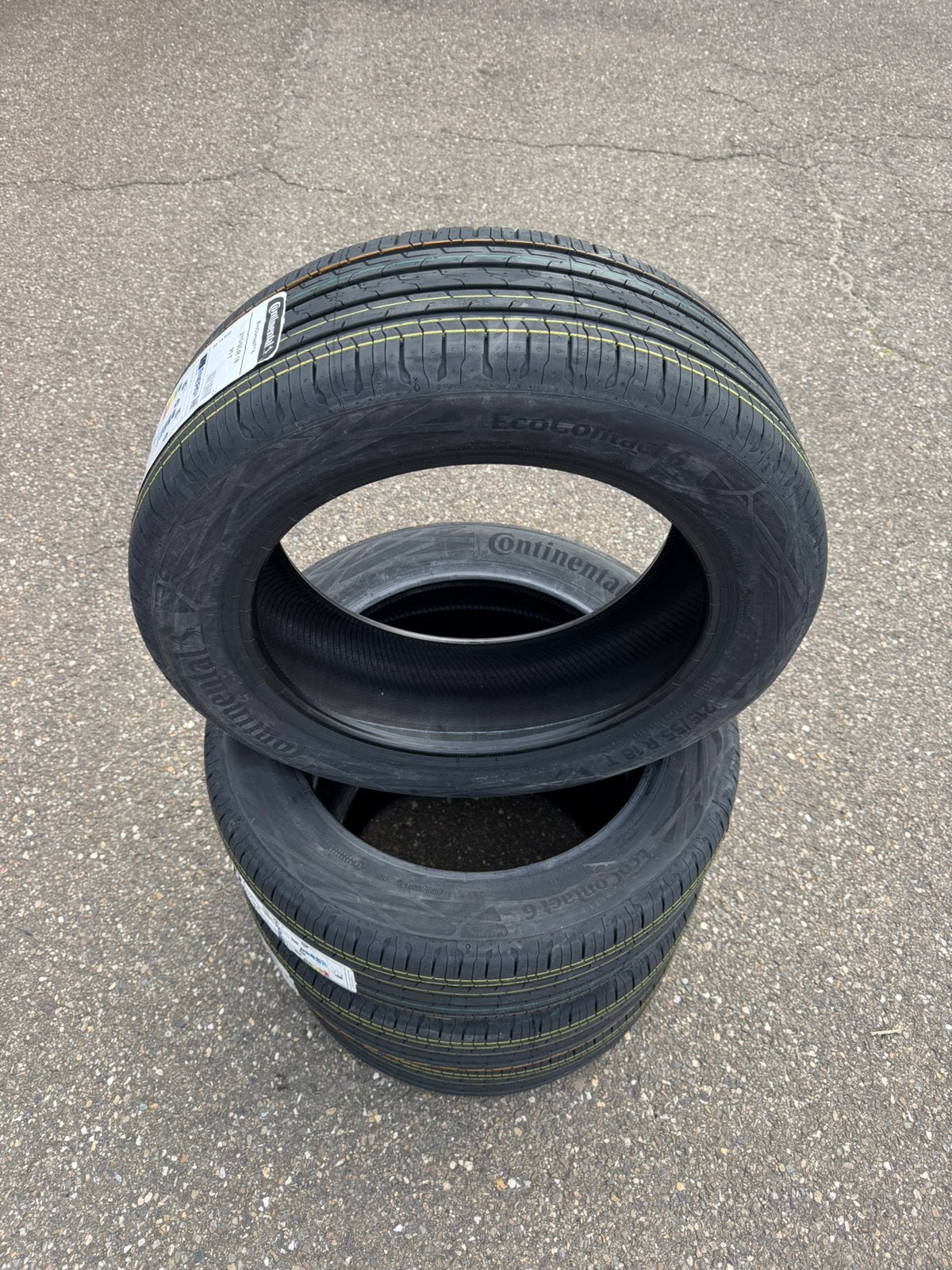 NIEUW! 4X CONTINENTAL 215 55 18 ECOCONTACT 6, Auto-onderdelen, Ophalen, 18 inch, 215 mm, Nieuw