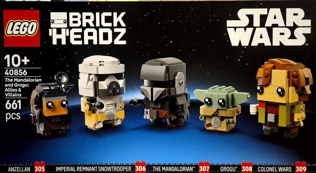 LEGO BrickHeadz 40856 Star Wars:The Mandalorian & Grogu, Ophalen of Verzenden, Nieuw