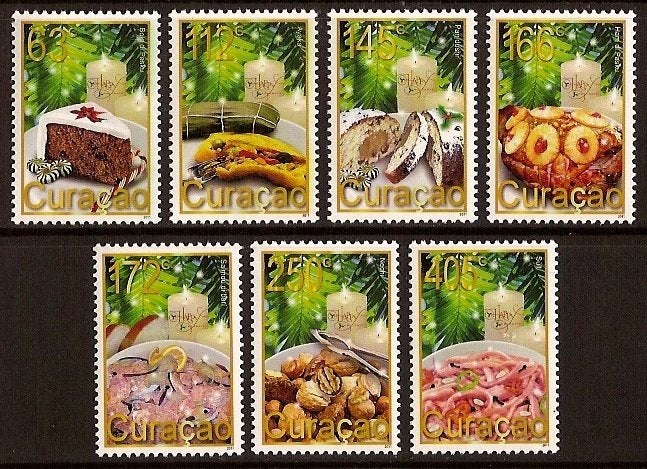 Curacao 58/64 postfris Decemberzegels 2011, Postzegels en Munten, Ophalen of Verzenden, Postfris