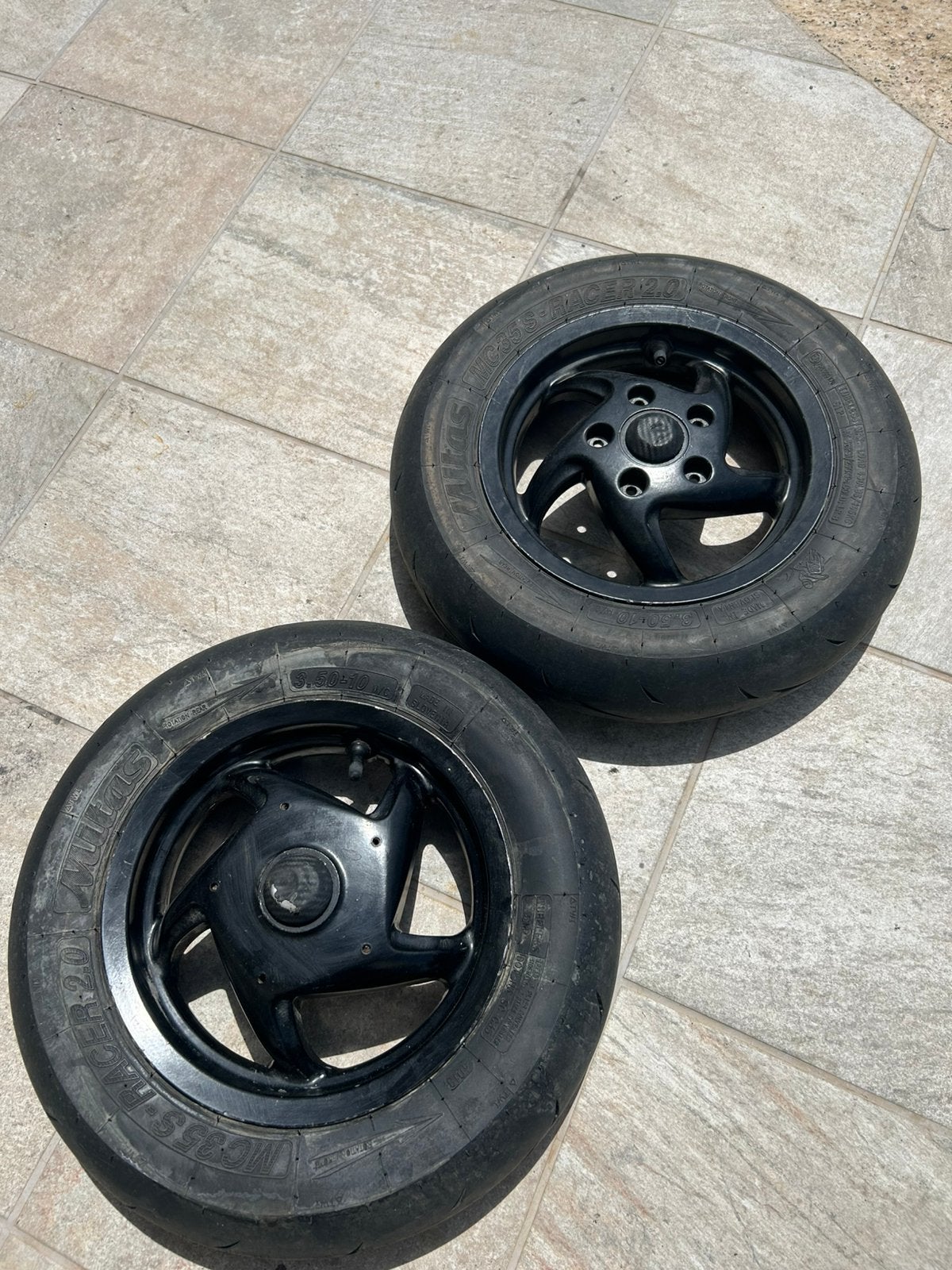 Piaggio zip SP98 velgen set SP onderdelen 2takt, Motoren, Ophalen of Verzenden