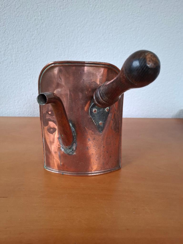 Antieke roodkoperen steekketel, Ophalen of Verzenden