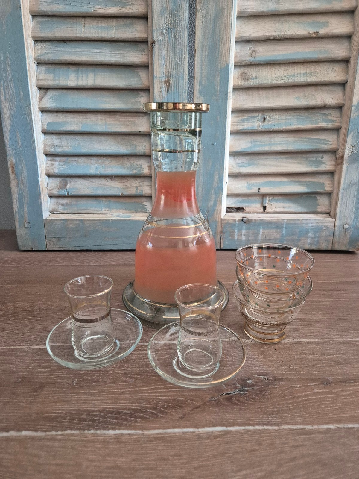 Art Deco Karaf Set met Glaasjes, Antiek en Kunst, Ophalen of Verzenden