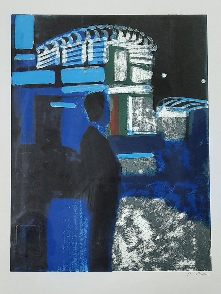 Zeefdruk Peter Bes - gesigneerd, Antiek en Kunst, Kunst | Litho's en Zeefdrukken, Lithografie, Gelimiteerde oplage, Gesigneerd