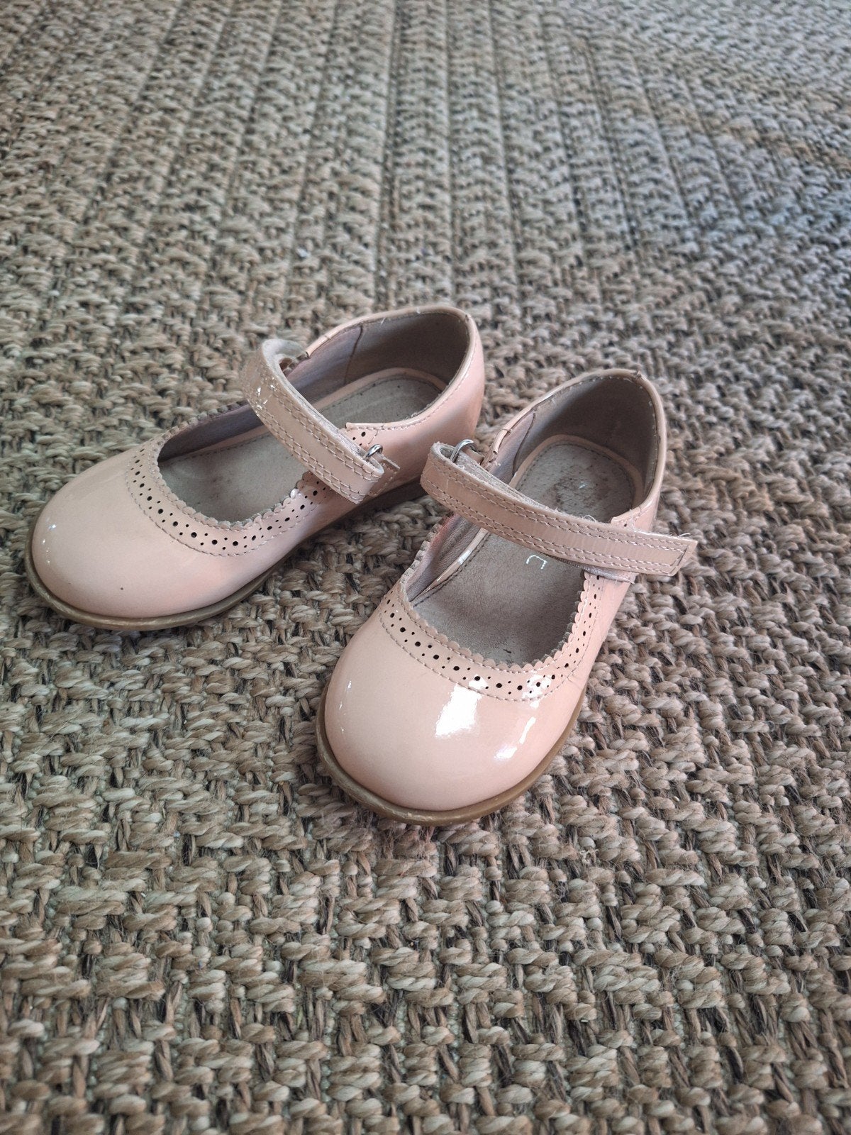Mooie zalmkleurige sandalen van Next mt 7 = mt 24!, Gebruikt, Meisje, Schoenen, Ophalen of Verzenden