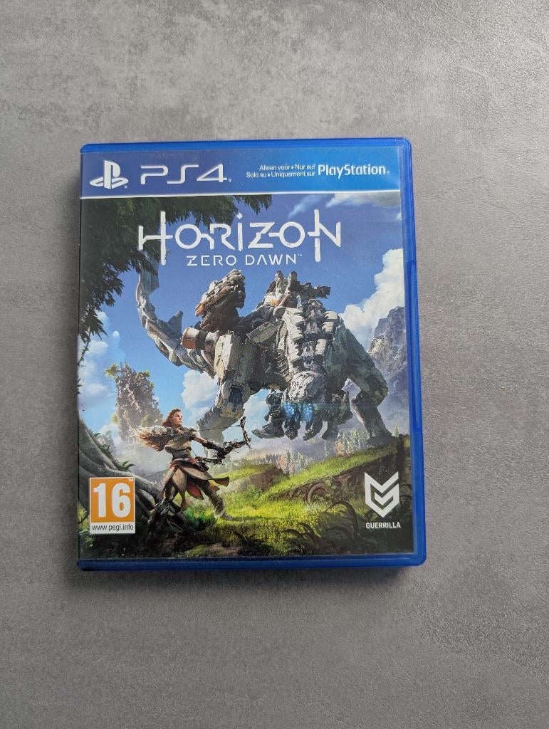 Horizon zero dawn PS4, Spelcomputers en Games, Games | Sony PlayStation 4, Avontuur en Actie, 1 speler, Ophalen of Verzenden, Zo goed als nieuw