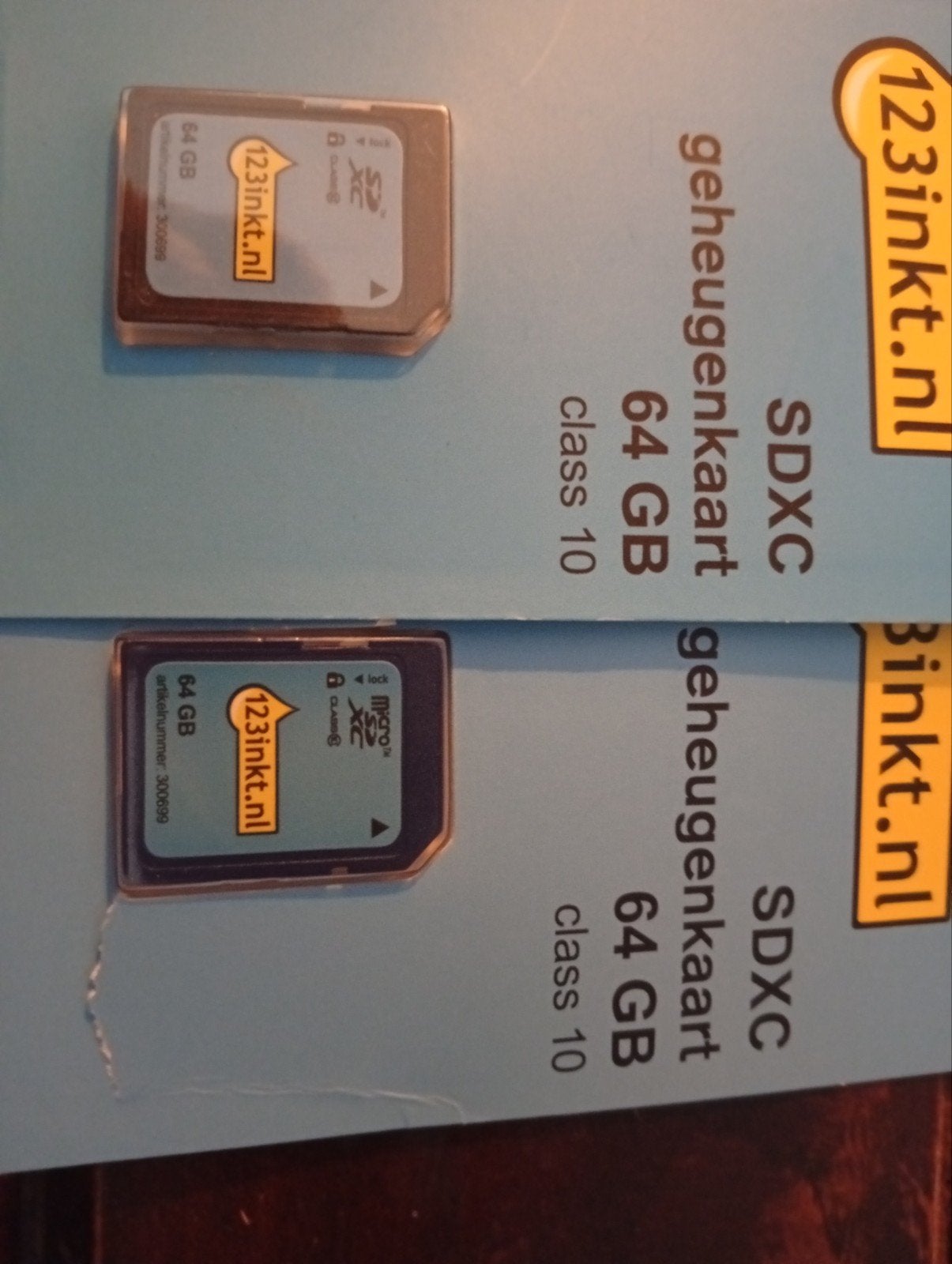 4 stuks 35 euro...64 en 256 gig, Ophalen of Verzenden, Nieuw, Fotocamera, 256 GB