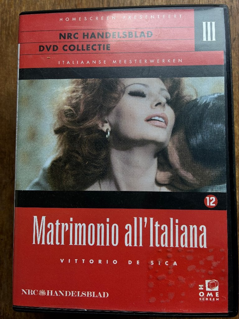Matrimonio all'Italiana DVD ; NRC handelsblad Collectie, Drama, Zo goed als nieuw, Vanaf 12 jaar, Italië