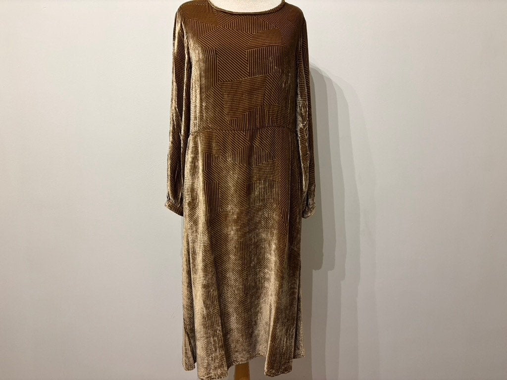 Diega Robe Ronia jurk | NWT | Goud/Brons | Maat S, Overige kleuren, Nieuw, Diega, Maat 36 (S)