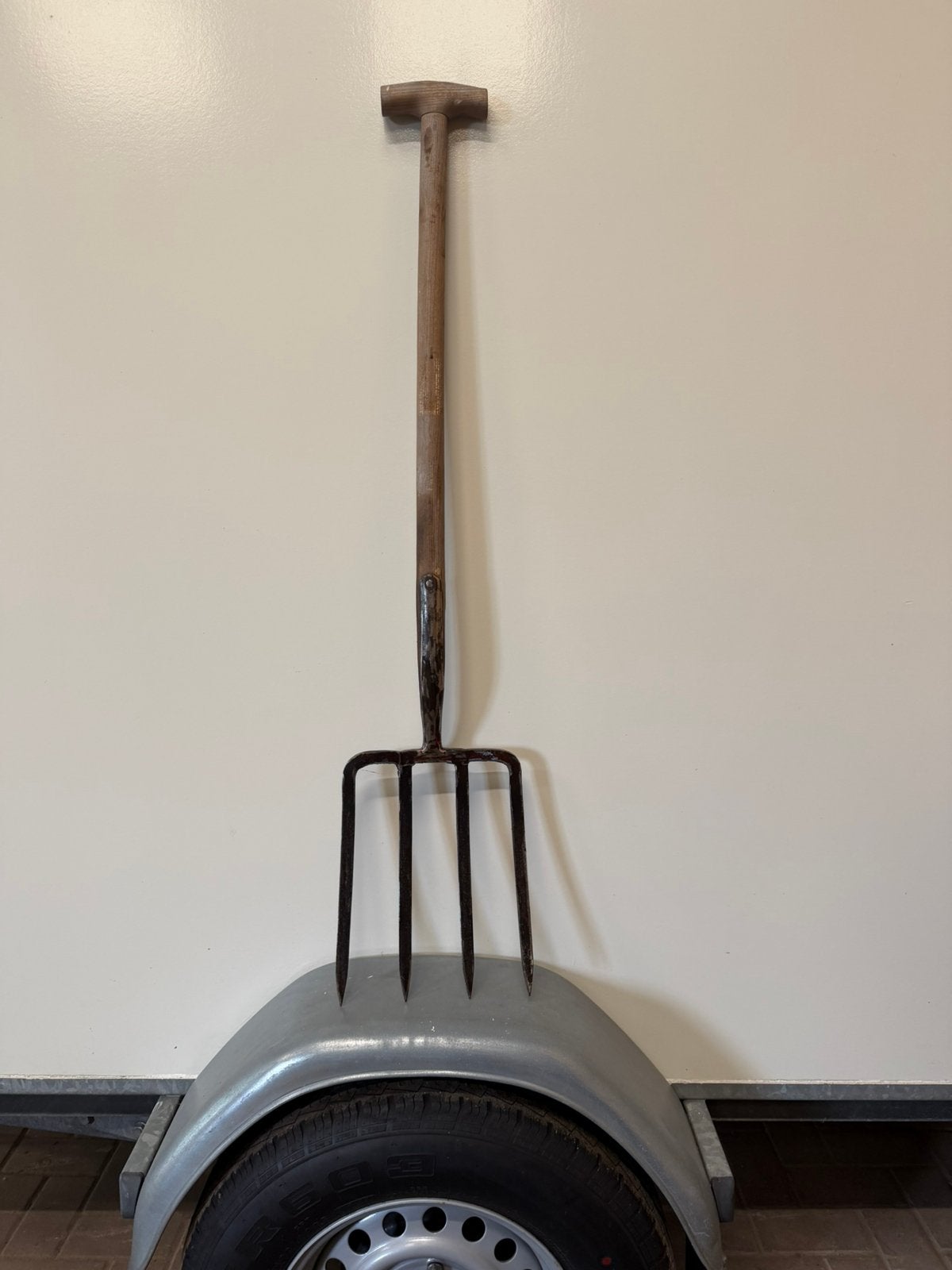 Spitvork/hooivork, Tuin en Terras, Hand-tuingereedschap, Ophalen of Verzenden, Zo goed als nieuw, Vork