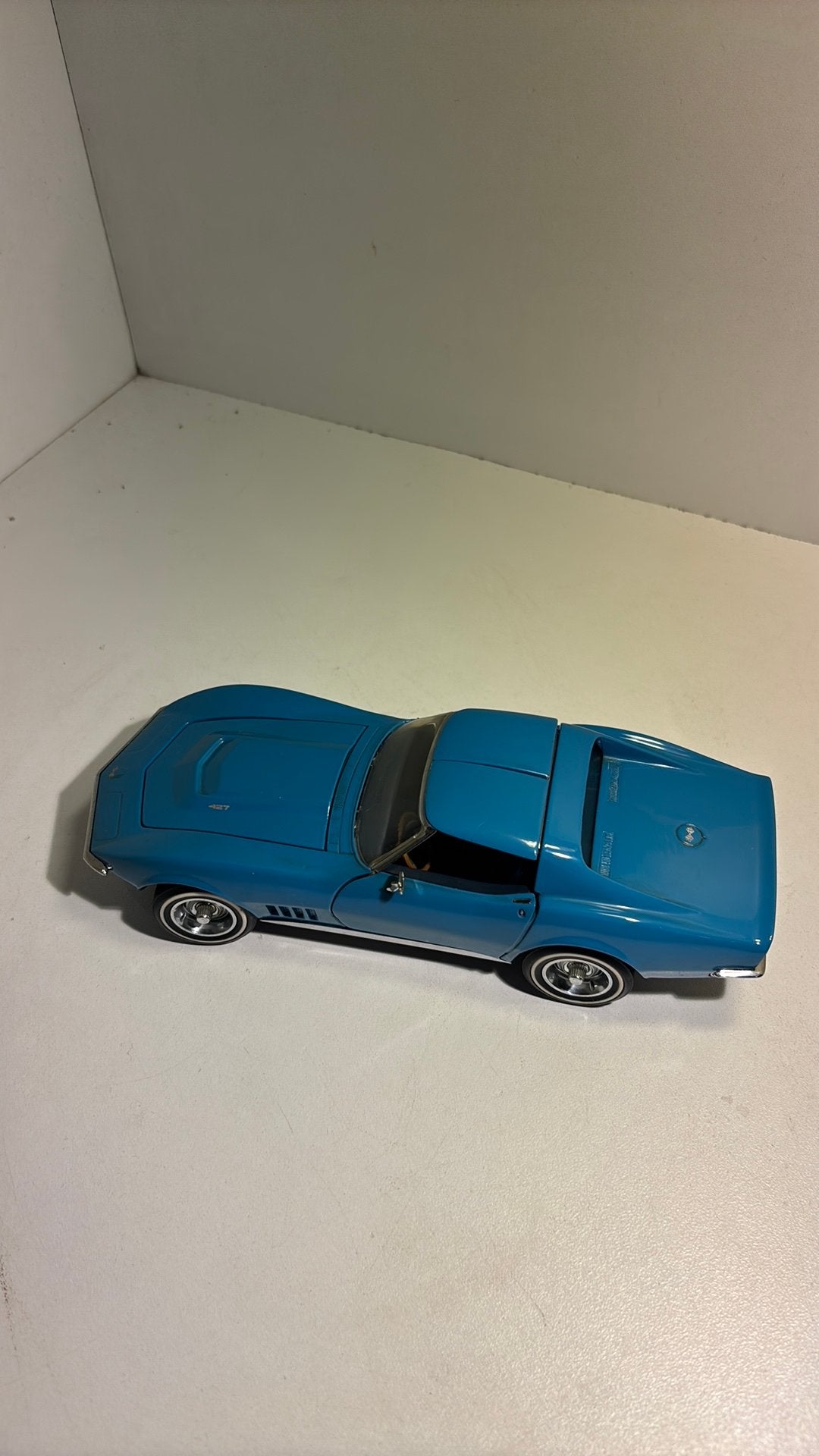 Chevrolet Corvette 1968 franklin mint 1.24, Overige merken, Ophalen of Verzenden, A, A