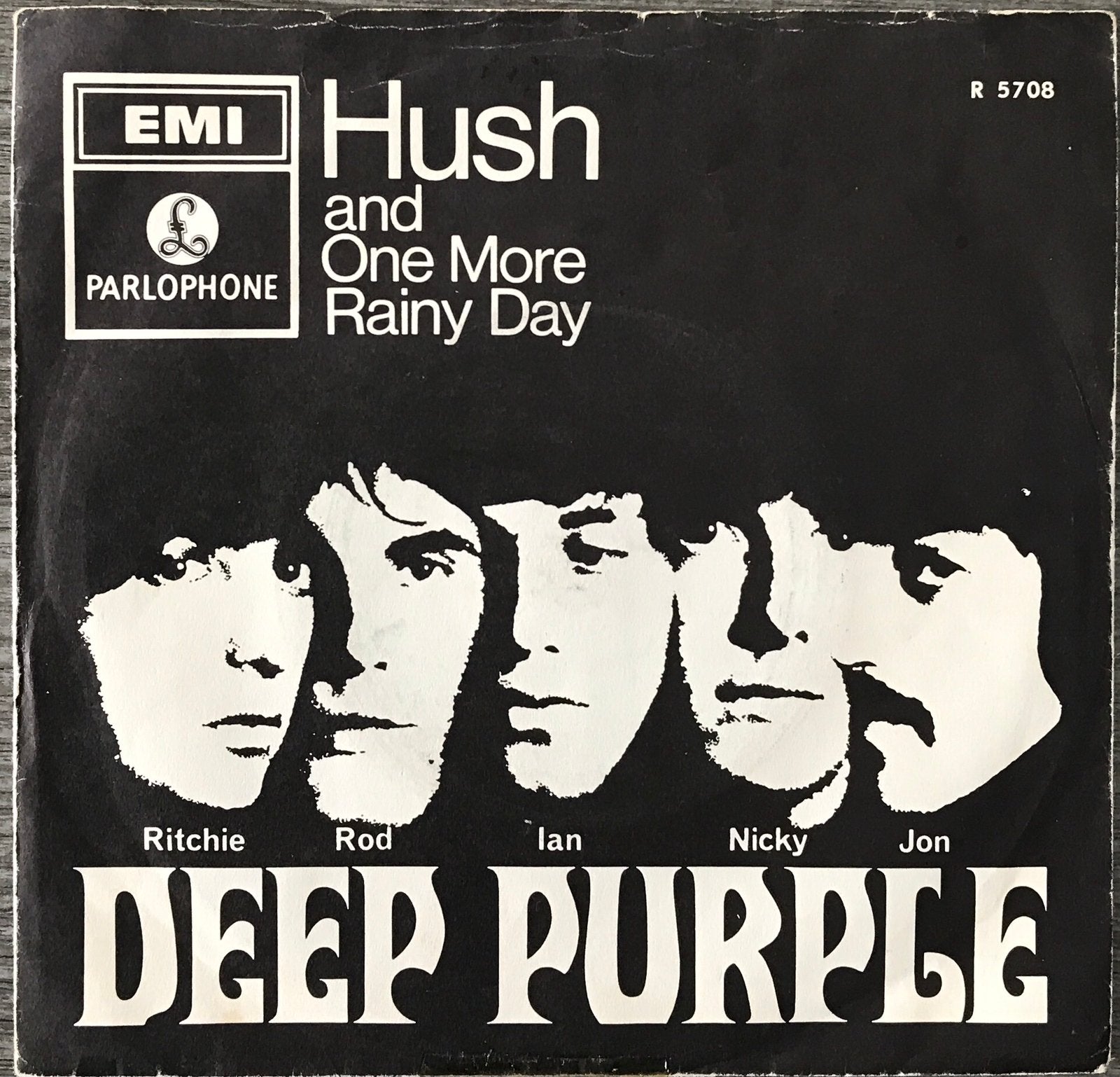 Foto 2 van DEEP PURPLE - Hush! (NL’68) HEEL MOOI (NL-Tip/USop4)
