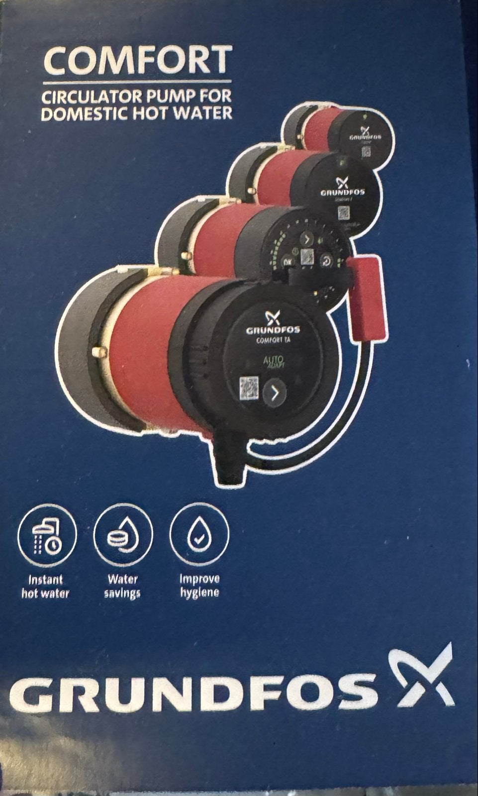 Grundfos Comfort 15-14 B Circulatiepomp voor warm water, Ophalen of Verzenden, Nieuw, Overige typen