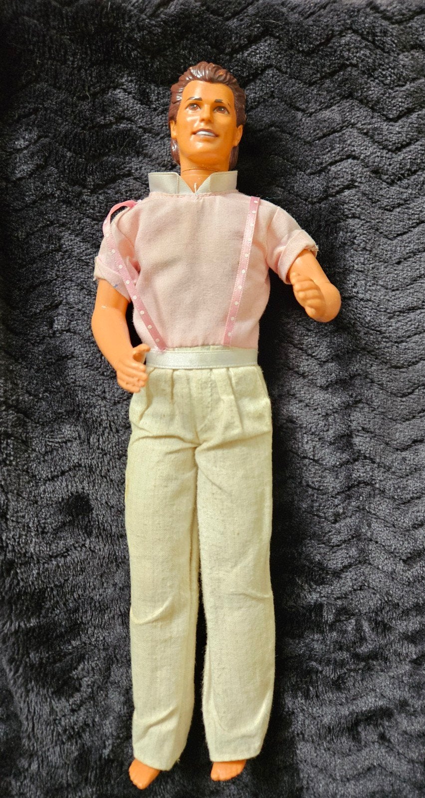 Vintage Ken pop (Mattel 1968) met kleding, Ophalen of Verzenden, Gebruikt, Barbie
