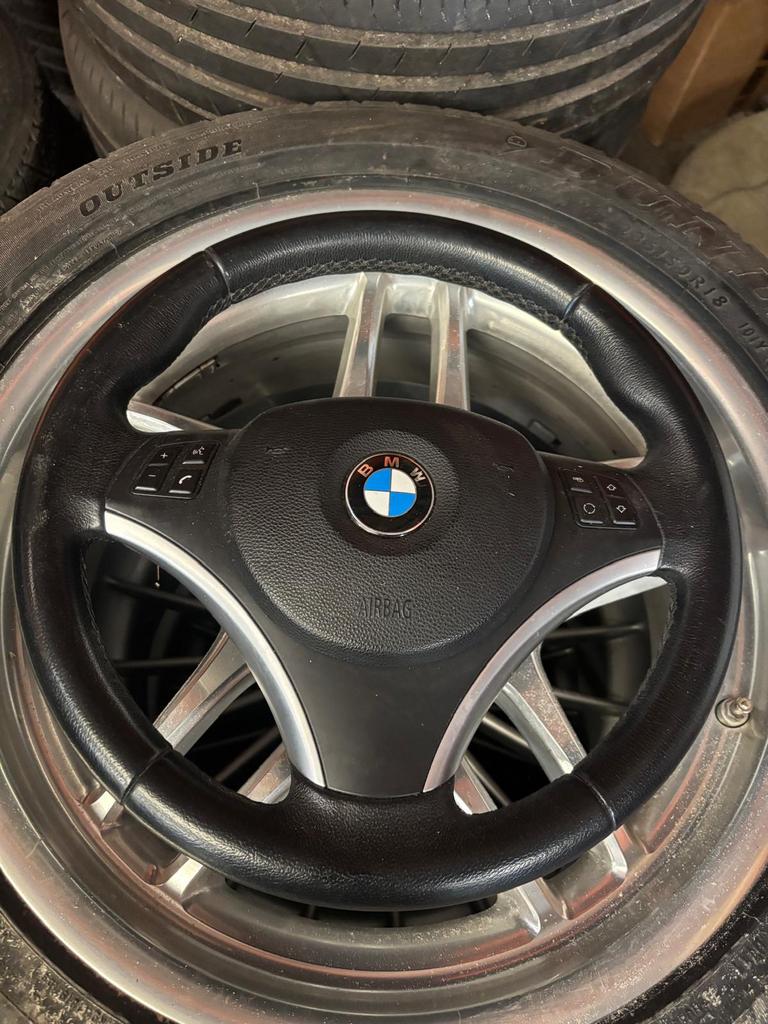 BMW E82,E87,E88,E90,E91,E92,E93 sport stuur in nette staat, Ophalen of Verzenden