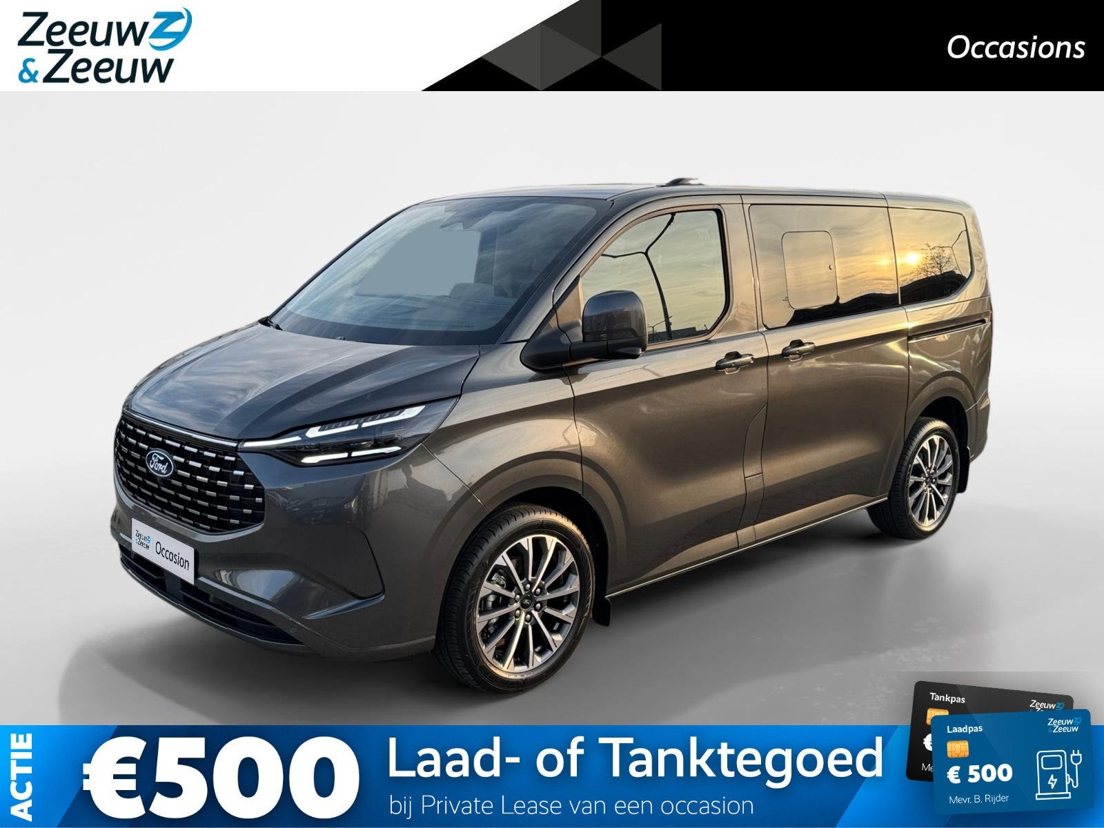Ford Tourneo Custom 340 2.5 PHEV L1H1 Titanium X | Prijs exc, Auto's, 12 maanden, 232 pk, Gebruikt, Bedrijf