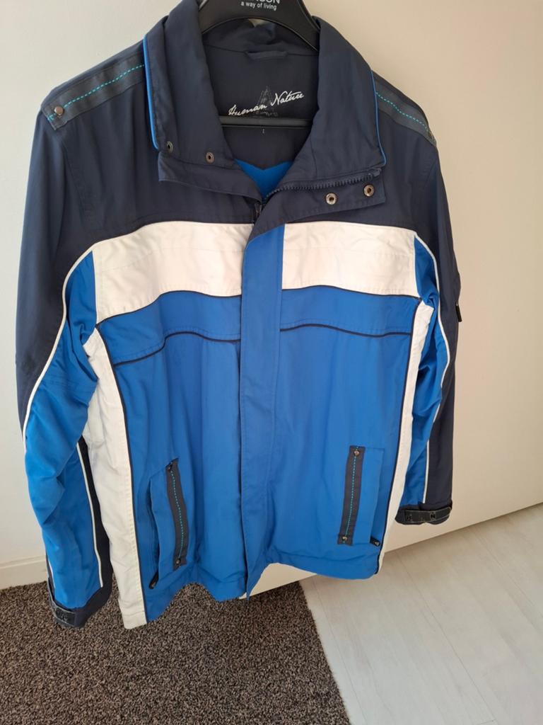 Human Nature jas maat 54, Kleding | Heren, Maat 52/54 (L), Blauw, Ophalen of Verzenden, Gedragen