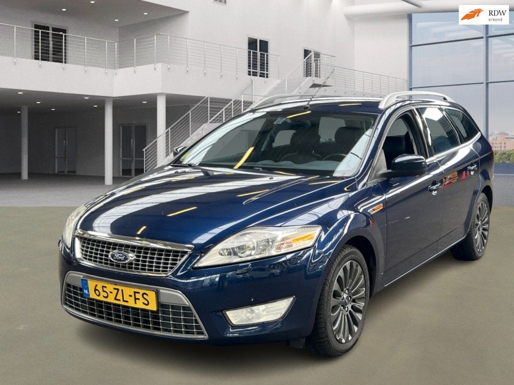 Ford Mondeo Wagon 2.5-20V Titanium NAVI PSENSOR CRUISE TREKH, Voorwielaandrijving, 1486 kg, Zwart, Mondeo