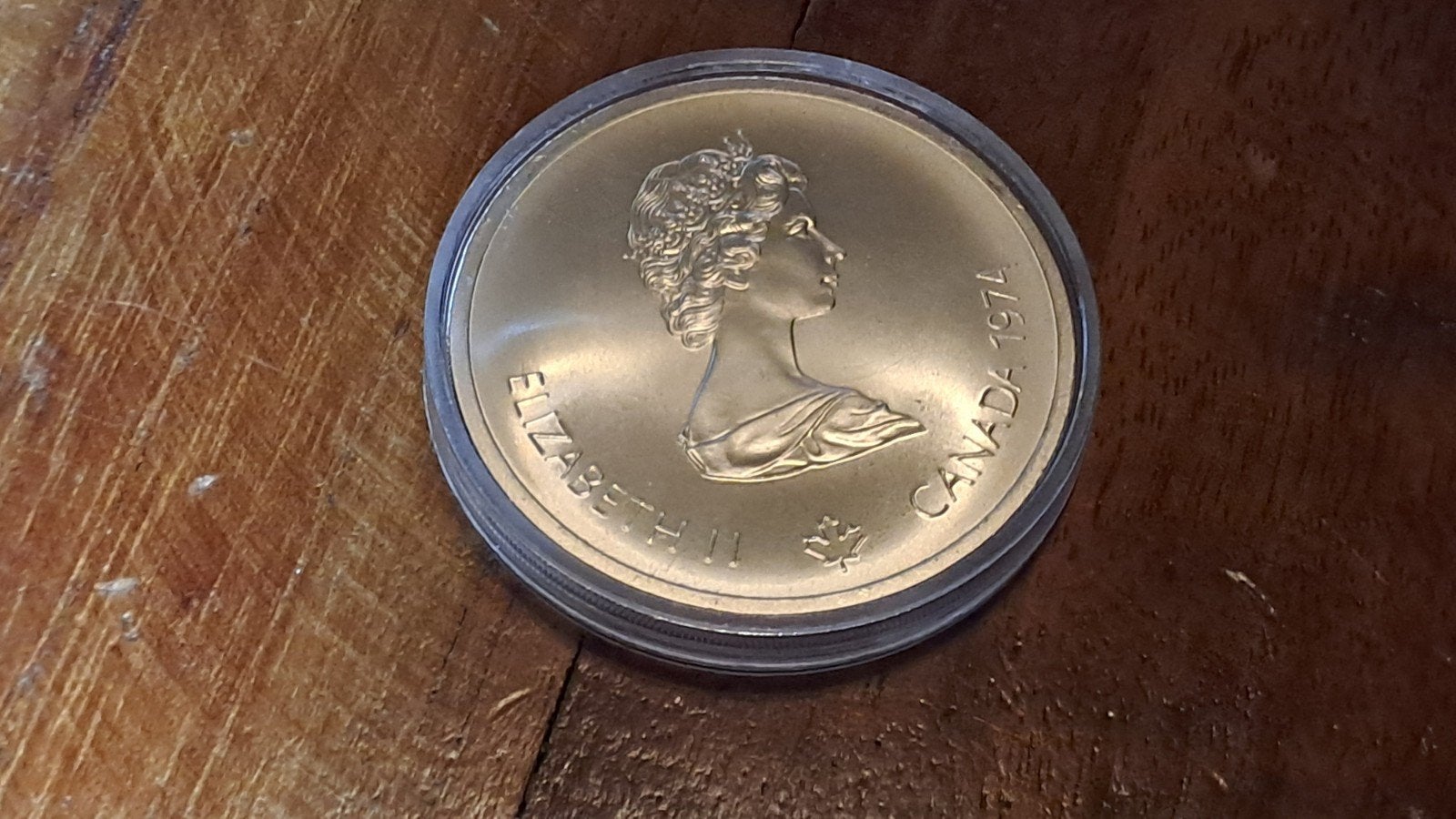 Canada 1974 Elizabeth II zilveren 10 Dollars Olympische Spel, Ophalen of Verzenden, Noord-Amerika, Losse munt, Zilver