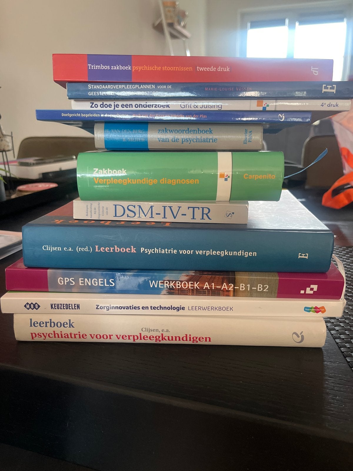 Diverse studieboeken: psychiatrie, verpleegkunde, onderzoek, Boeken, Ophalen of Verzenden, Gamma, Gelezen, HBO