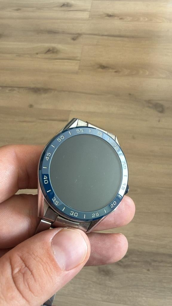 TAG Heuer Connected Calibre E3 — 45mm | Stalen band | Blauwe, Ophalen, Tag heuer, Gebruikt, Blauw