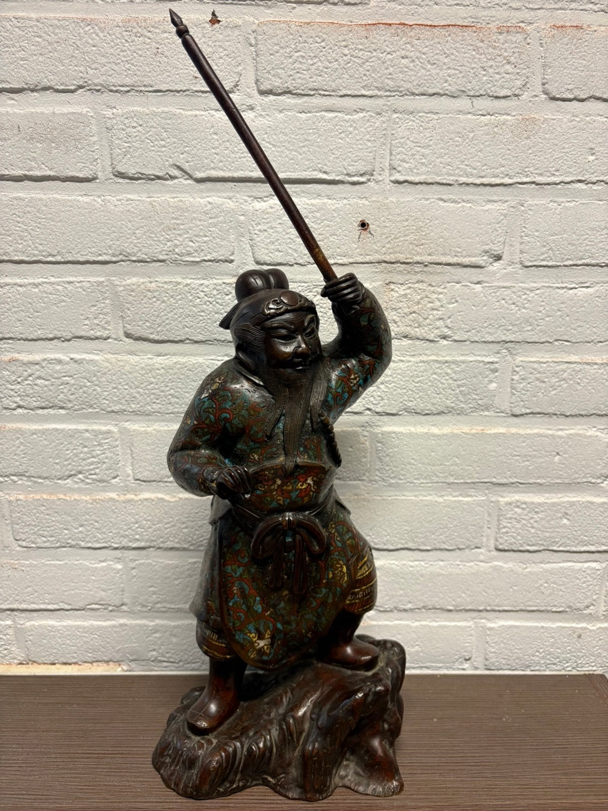 Japanse bronzen Okimono - meiji periode - 1868-1912, Ophalen of Verzenden