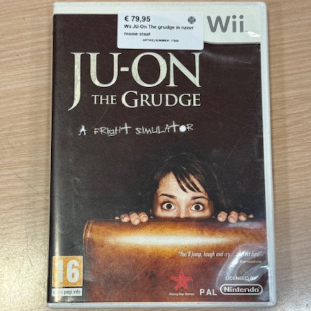 Wii JU-On The grudge in een zeer mooie staat met boekje, Nintendo, Zo goed als nieuw, Support@nintendo.com, 11-1 Hokotate-cho, Kamitoba, Minami-ku
Kyoto 601-8501
Japan