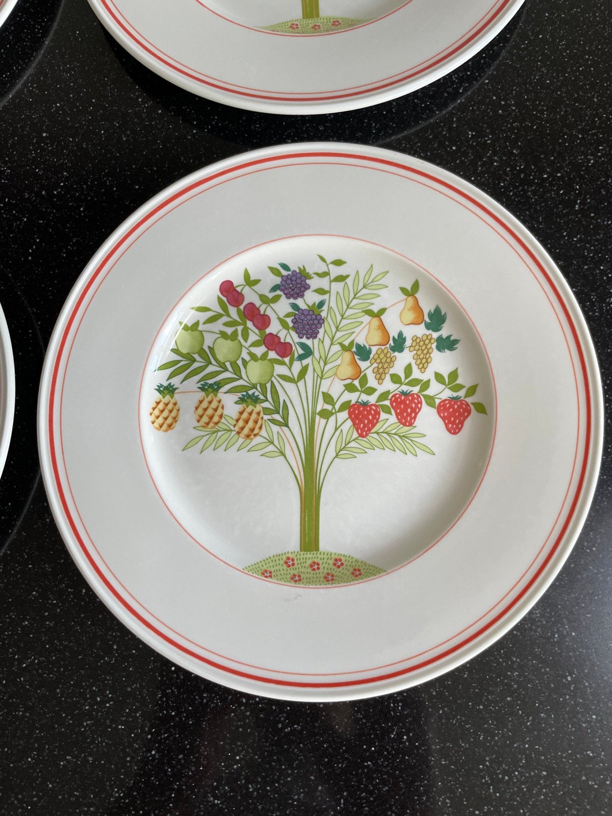 4 borden Villeroy en Boch Appetito, Gebruikt, Ophalen of Verzenden, Bord(en), Overige stijlen