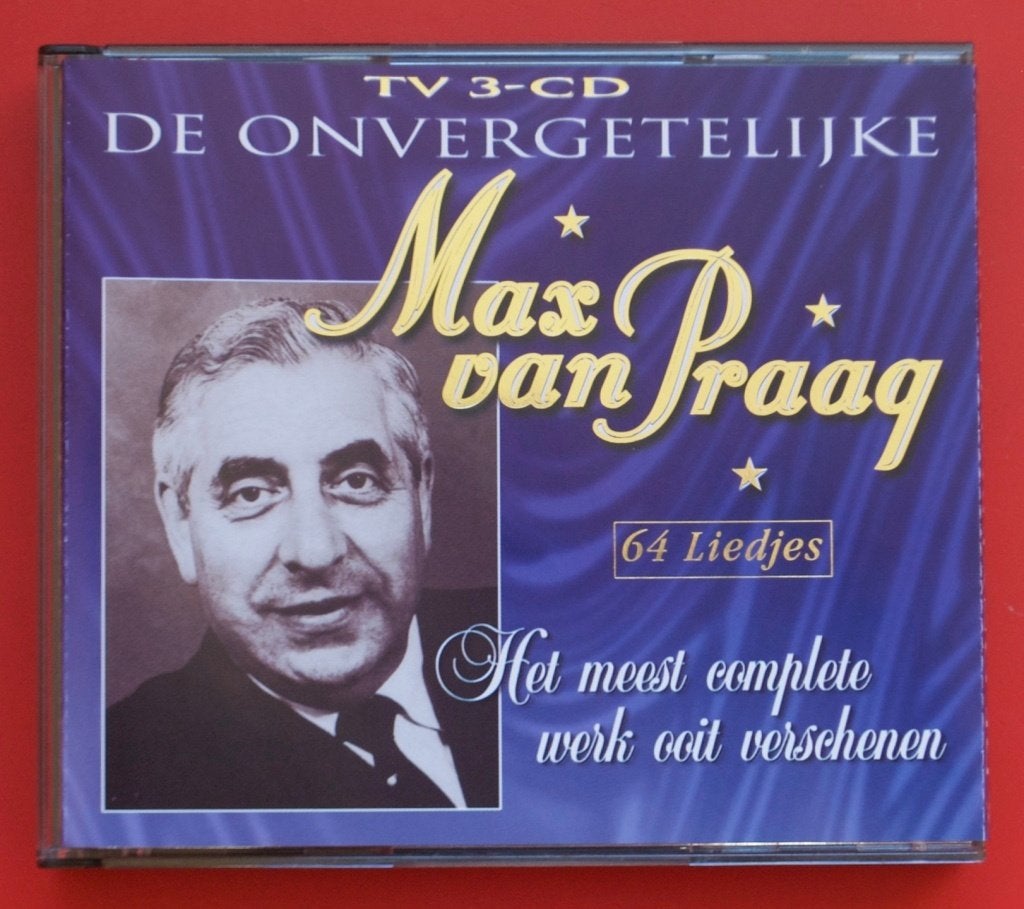 3cd De onvergetelijke Max van Praag 64 levenslied, Ophalen of Verzenden, Gebruikt, Verzamelalbum, Nederlandstalig
