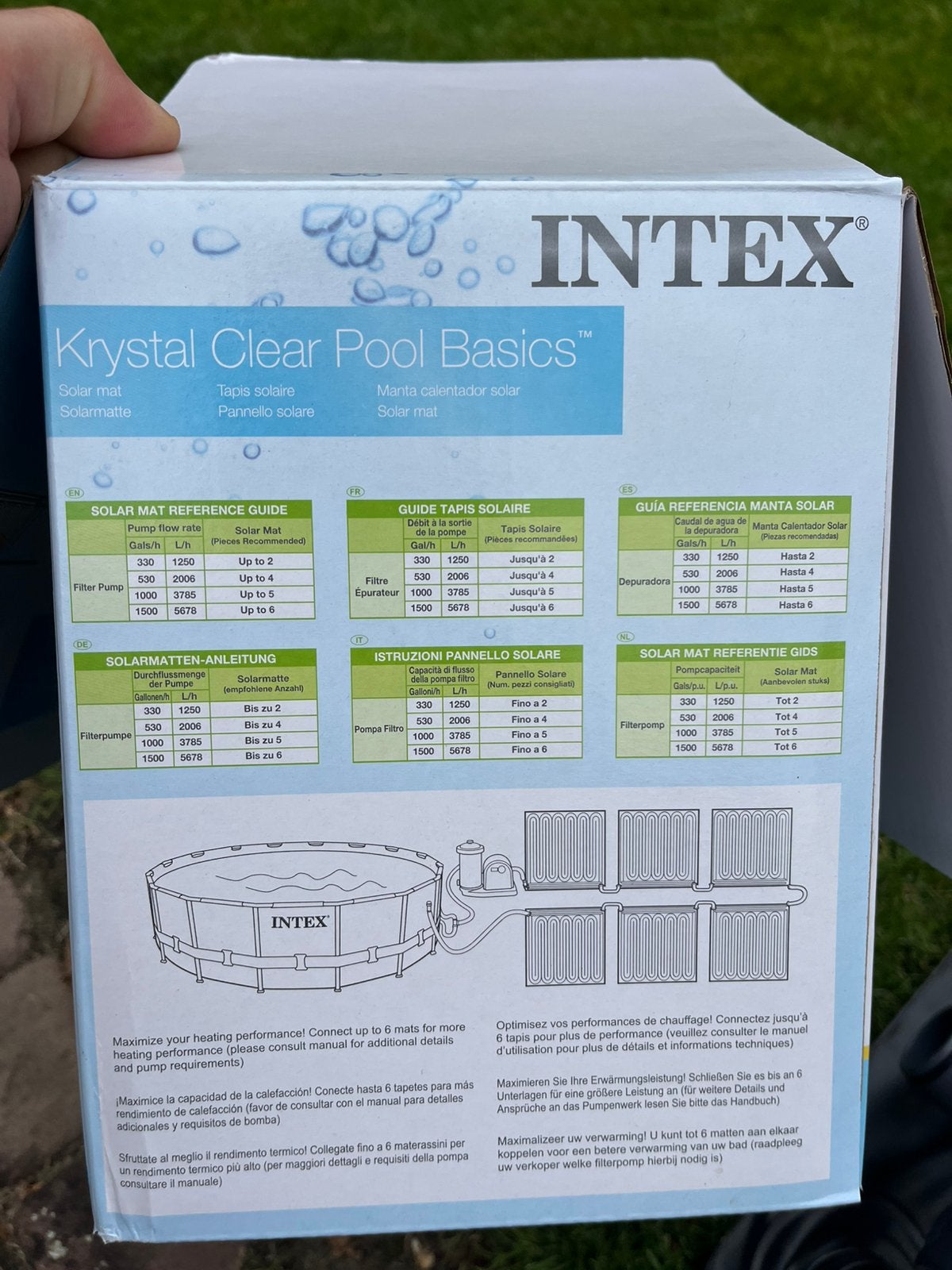 Intex zwembad verwarming, Tuin en Terras, Zwembad-toebehoren, Ophalen, Zo goed als nieuw