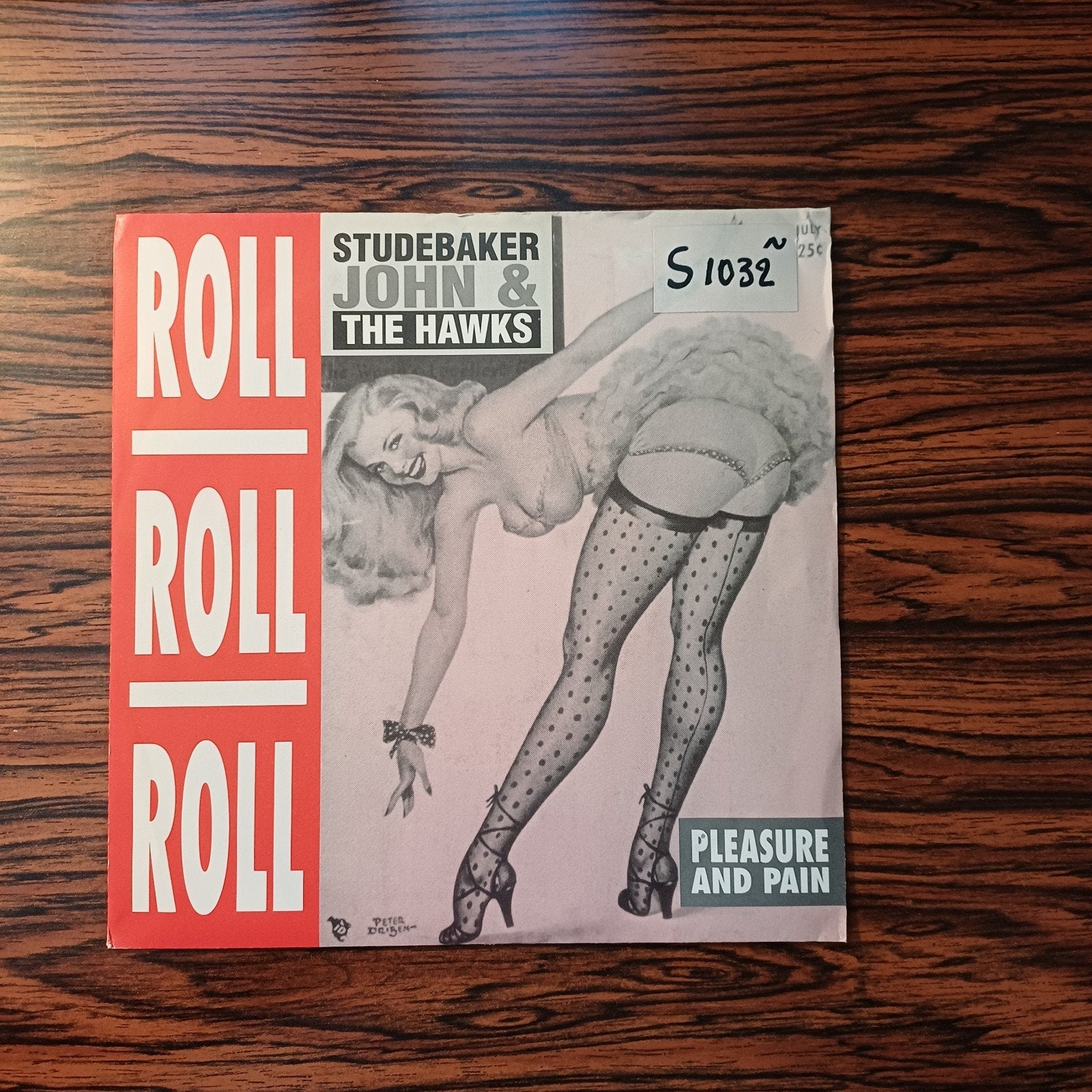 Studebaker John & The Hawks - Roll Roll Roll, Gebruikt, 7 inch, EP, Rock en Metal