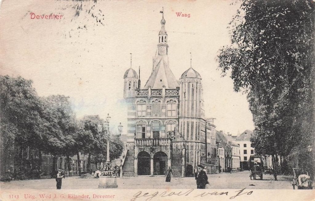 702-136-031 Waag Deventer, Verzenden, Voor 1920, Overijssel