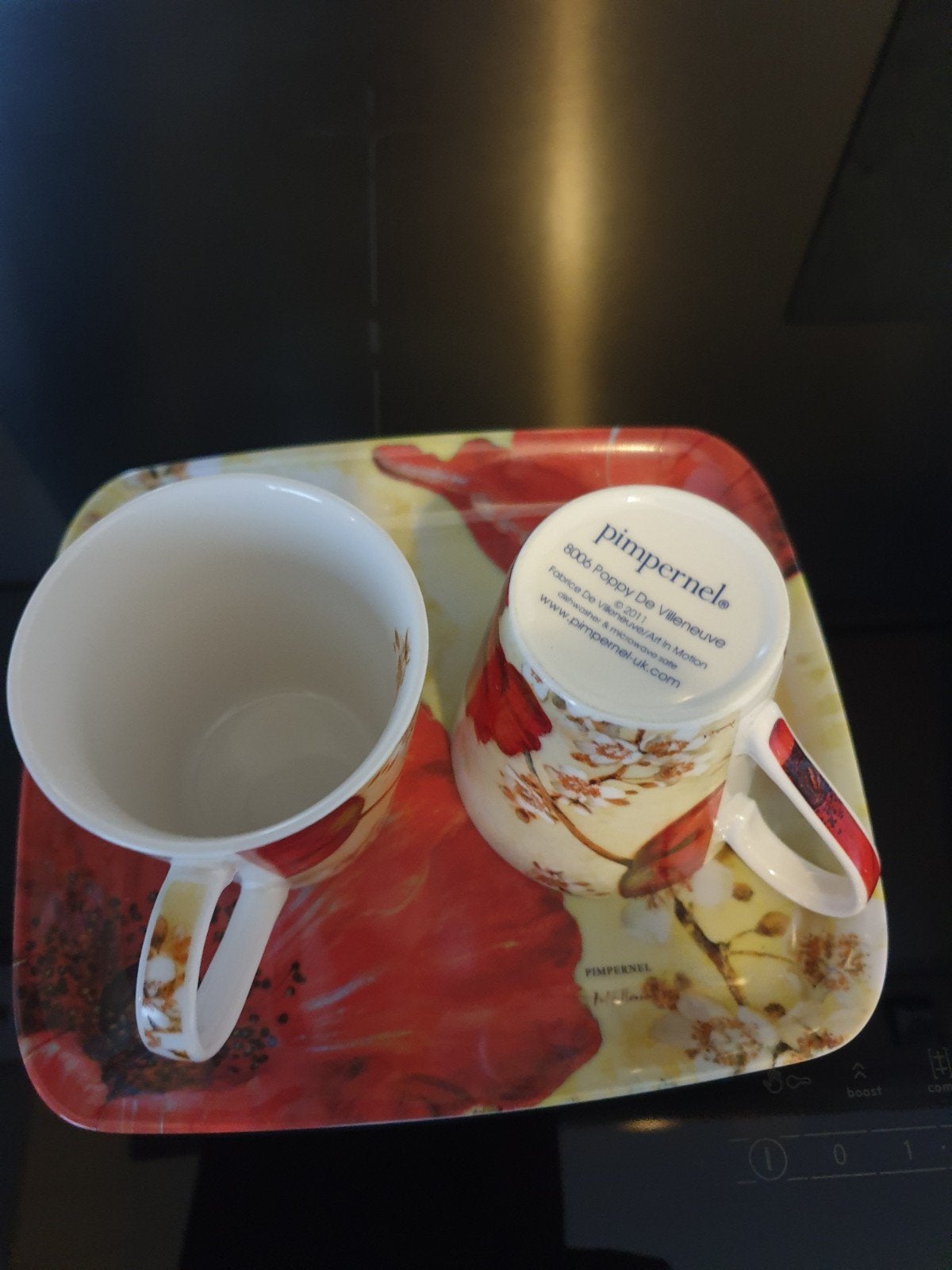 Mokken dienblad, Huis en Inrichting, Keuken | Servies, Ophalen, Porselein, Overige stijlen, Kop(pen) en/of Schotel(s)