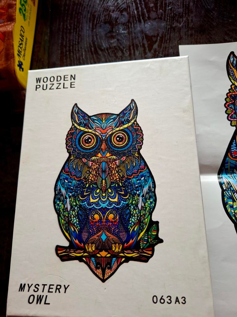 Wooden puzzel hout nu 10 euro, Ophalen of Verzenden, Minder dan 500 stukjes, Zo goed als nieuw, Rubik's of 3D-puzzel